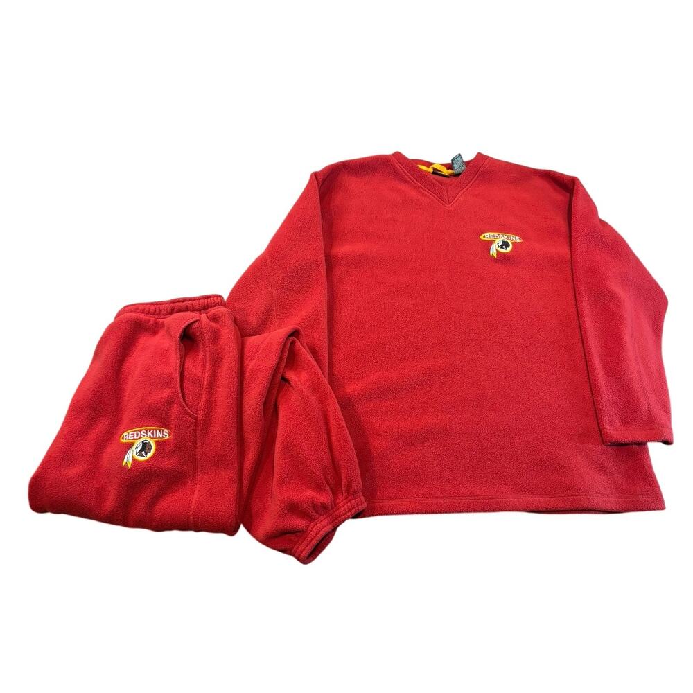 Vintage Y2K Washington Redskins The Edge Fleece Set Men’s Large